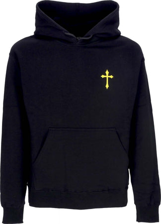 PROPAGANDA-Felpa-Cappuccio-Uomo-Ribs-Virgin-Hoodie-Black-da-uomo
