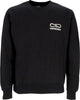 PROPAGANDA-Felpa-Girocollo-Uomo-Logo-Embroidery-Crewneck-Black-da-uomo