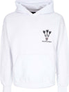 PROPAGANDA-Felpa-Leggera-Cappuccio-Uomo-Darts-Hoodie-White-da-uomo
