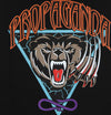 PROPAGANDA-Felpa-Leggera-Cappuccio-Uomo-Grizzly-Hoodie-Black-da-uomo