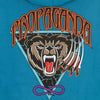 PROPAGANDA-Felpa-Leggera-Cappuccio-Uomo-Grizzly-Hoodie-Turquoise-da-uomo