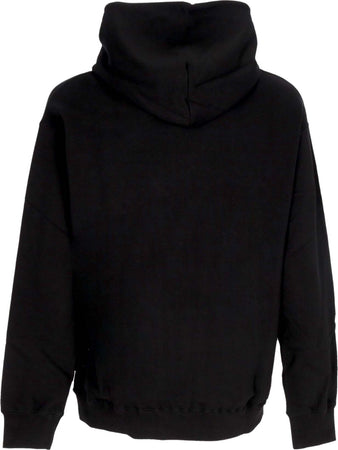 PROPAGANDA-Felpa-Leggera-Cappuccio-Uomo-Logo-Baseball-Hoodie-Black-da-uomo