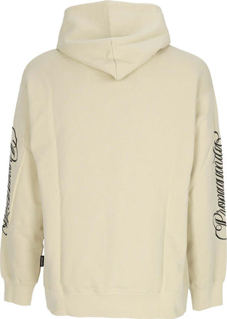 PROPAGANDA-Felpa-Leggera-Cappuccio-Uomo-Logo-Demon-Hoodie-Gravel-da-uomo