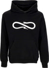 PROPAGANDA-Felpa-Leggera-Cappuccio-Uomo-Logo-Hoodie-Black-da-uomo
