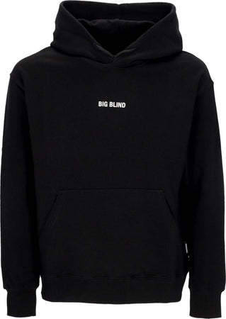 PROPAGANDA-Felpa-Leggera-Cappuccio-Uomo-Ribs-Blind-Hoodie-Black-da-uomo