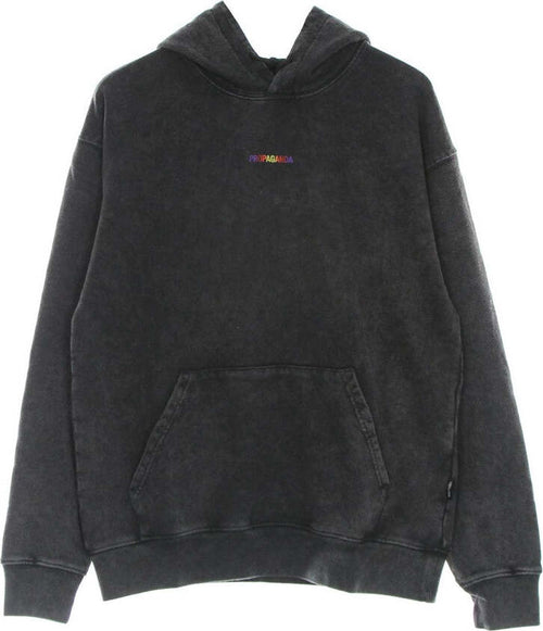 PROPAGANDA-Felpa-Leggera-Cappuccio-Uomo-Ribs-Gradient-Hoodie-Stone/multi-da-uomo