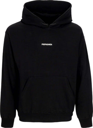 PROPAGANDA-Felpa-Leggera-Cappuccio-Uomo-Ribs-Sunset-Hoodie-Black-da-uomo