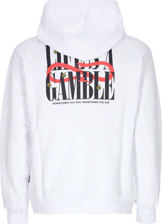 PROPAGANDA-Felpa-Leggera-Cappuccio-Uomo-Roulette-Hoodie-White-da-uomo