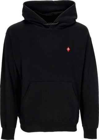 PROPAGANDA-Felpa-Leggera-Cappuccio-Uomo-Royal-Flush-Hoodie-Black-da-uomo