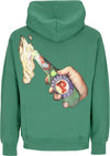 PROPAGANDA-Felpa-Leggera-Cappuccio-Uomo-Super-Hoodie-Green-Bottle-da-uomo