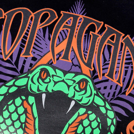 PROPAGANDA-Felpa-Leggera-Cappuccio-Uomo-Triangle-Cobrahm-Hoodie-Black-da-uomo