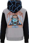 PROPAGANDA-Felpa-Leggera-Cappuccio-Uomo-Triangle-Gorilla-Hoodie-Grey-da-uomo
