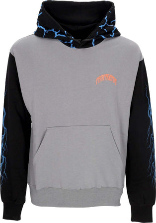PROPAGANDA-Felpa-Leggera-Cappuccio-Uomo-Triangle-Gorilla-Hoodie-Grey-da-uomo
