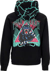PROPAGANDA-Felpa-Leggera-Cappuccio-Uomo-Triangle-Panther-Hoodie-Black-da-uomo