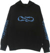 PROPAGANDA-Felpa-Leggera-Cappuccio-Uomo-Wire-Blue-Hoodie-Black/blue-da-uomo