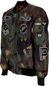 PROPAGANDA-Giubbotto-Bomber-Uomo-Baseball-Bomber-Camo-da-uomo