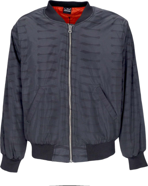 PROPAGANDA-Giubbotto-Bomber-Uomo-Ribs-Bomber-Grey-da-uomo