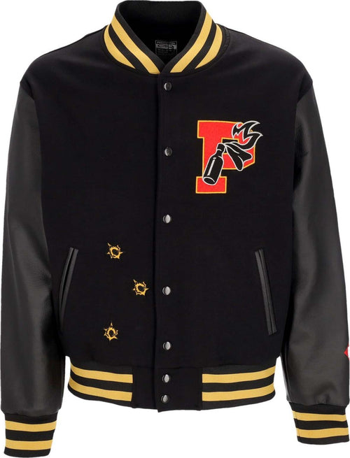 PROPAGANDA-Giubbotto-College-Uomo-Molotov-Varsity-Black-da-uomo