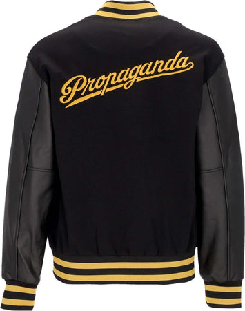 PROPAGANDA-Giubbotto-College-Uomo-Molotov-Varsity-Black-da-uomo