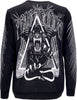 PROPAGANDA-Maglione-Uomo-Jacquard-Jumper-Black-da-uomo
