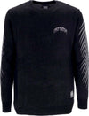 PROPAGANDA-Maglione-Uomo-Jacquard-Jumper-Black-da-uomo
