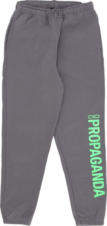 PROPAGANDA-Pantalone-Tuta-Felpato-Uomo-Logo-Vertical-Sweatpant-Grey-da-uomo