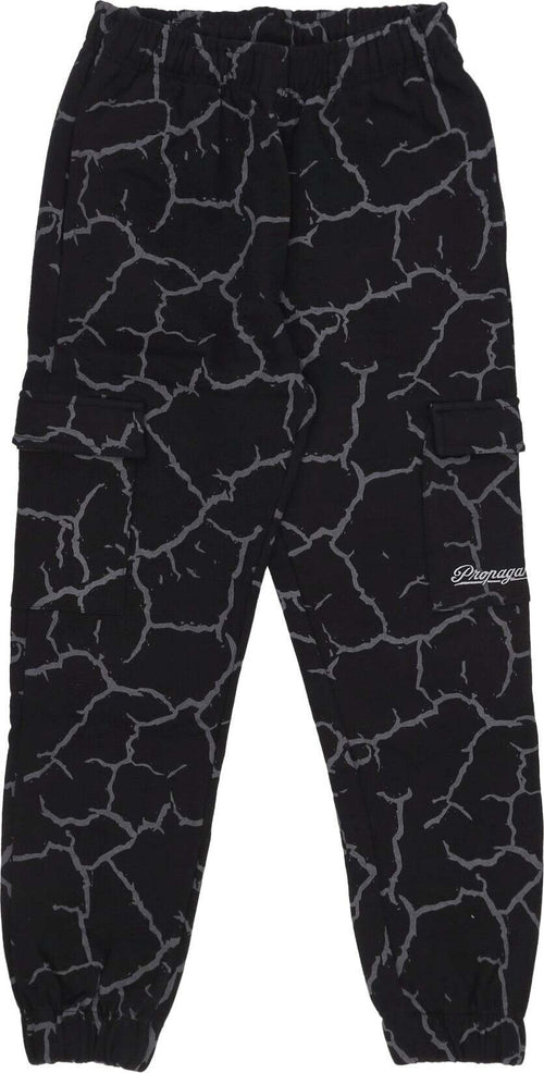 PROPAGANDA-Pantalone-Tuta-Leggero-Uomo-Crack-Cargo-Pant-Grey-da-uomo
