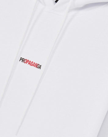Propaganda Ribs Felpa Uomo Bianca Con Cappuccio Felpa Stampata Urban Fashion 100% Cotone Made in Italy Moda/Uomo/Abbigliamento/Felpe/Felpe con cappuccio Snotshop - Roma, Commerciovirtuoso.it