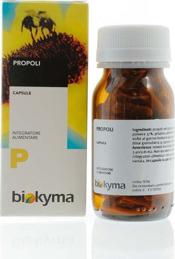 PROPOLI-Polvere-Raffinata-e-Micronizzata-70-capsule-Biokyma