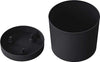 Prosperplast-Vaso-Piante-Cilindro-con-Sottovaso-Integrato-TUBO-P-Antracite-23,9x23,1cm