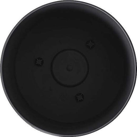 Prosperplast-Vaso-Piante-Cilindro-con-Sottovaso-Integrato-TUBO-P-Antracite-23,9x23,1cm