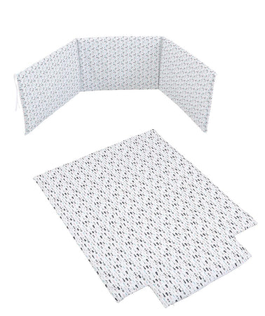 Kit Piumone + Protettore Culla 140 x 70 cm Micuna Indie