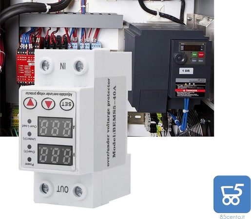 Protezione da Sovracorrente Sovratensione BEMS5-40A 230V Digitale Intelligente LCD Controllo Chip - DIN Da Quadro Elettrico