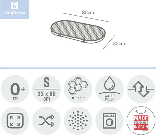 Protezione Materasso 3D-Ceston 33X80X1 Cm Liso E Unico Casa e cucina/Tessili per la casa/Biancheria per culle e lettini/Protezioni materasso/Protezioni materasso da culla La Casa Del Bebè - Napoli, Commerciovirtuoso.it