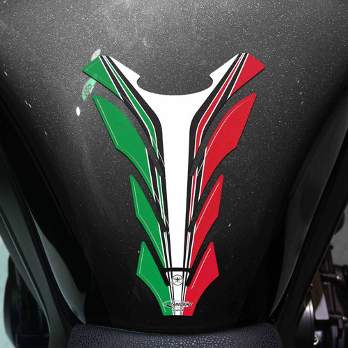 PROTEZIONE-PARASERBATOIO-TRICOLORE-ITALIA-ADESIVO-SERBATOIO-RESINA-3D-PER-MOTO
