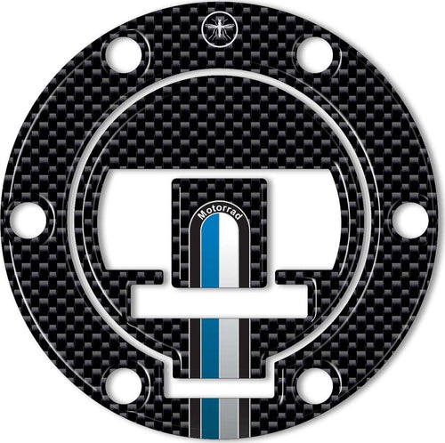 Protezione-tappo-Adesivo-moto-CON-CHIAVE-compatibile-con-BMW-2013-22-Carbonio