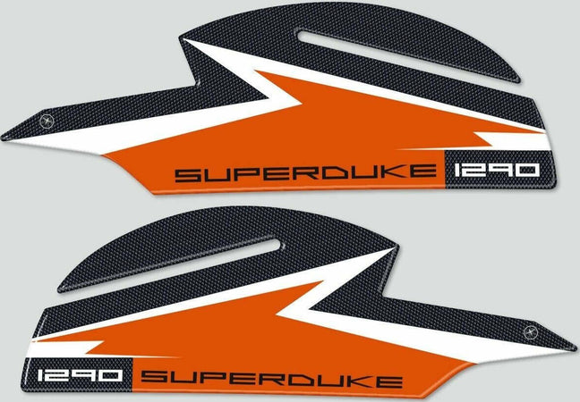 PROTEZIONI-LATERALI-SERBATOIO-Sticker-3D-compatibili-MOTO-KTM-1290-SUPER-DUKE-GT