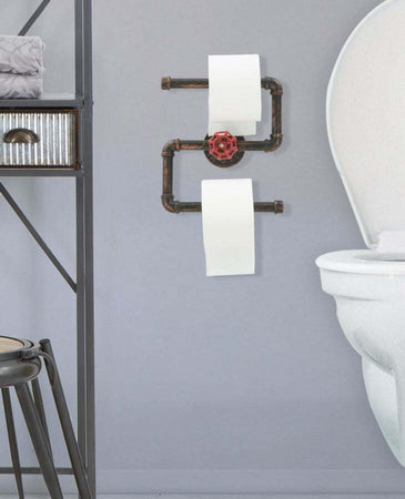 P/Rotolo Doppio Manhattan Da Bagno Cm 24X11X27 Casa e cucina/Bagno/Accessori per il bagno/Accessori per il WC/Scopini e porta scopini Led Mall Home - Napoli, Commerciovirtuoso.it