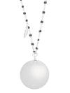 Collana Per La Gravidanza Proud Mama Bola Fine-Silver/Grey