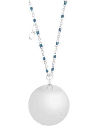 Collana Per La Gravidanza Proud Mama Bola Fine-Silver/Blue