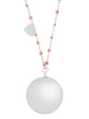 Collana Per La Gravidanza Proud Mama Bola Fine-Silver/Pink