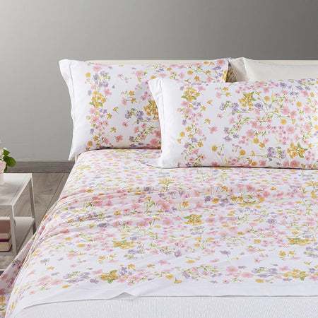 Completo Lenzuola In Cotone Provenza - Caleffi