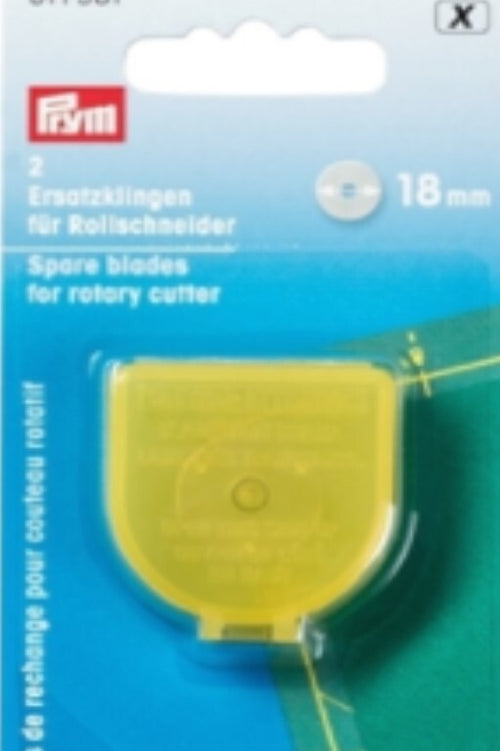 PRYM---2-PEZZI---LAME-STANDART-RICAMBIO-PER-TAGLIARINA-Ø18MM