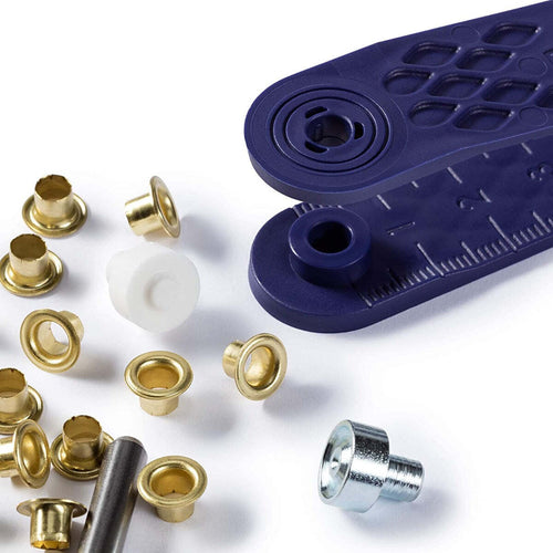 PRYM---50-PEZZI---OCCHIELLI-DA-RIBADIRE-IN-METALLO-CON-FORATURA-DORATA-Ø4MM