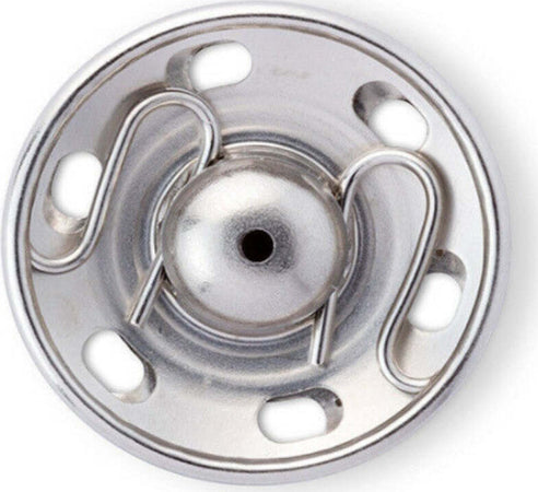 PRYM---6-PEZZI---BOTONI-AUTOMATICI-15MM---IN-OTTONE-ARGENTATO-INOSSIDABILE