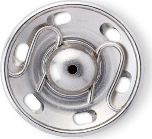 PRYM---6-PEZZI---BOTONI-AUTOMATICI-15MM---IN-OTTONE-ARGENTATO-INOSSIDABILE