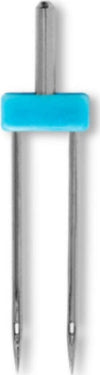PRYM---AGHI-GEMELLI-PER-MACCHINA-UNIVERSALI-CON-TESTA-PIATTA-PER-CUCITURE-DOPPIE-E-DECORATIVE---100MM/6,0MM
