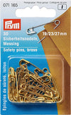 PRYM---CONFEZIONE-DA-30-PEZZI---SPILLE-DI-SICUREZZA-IN-OTTONE-19x23x27MM