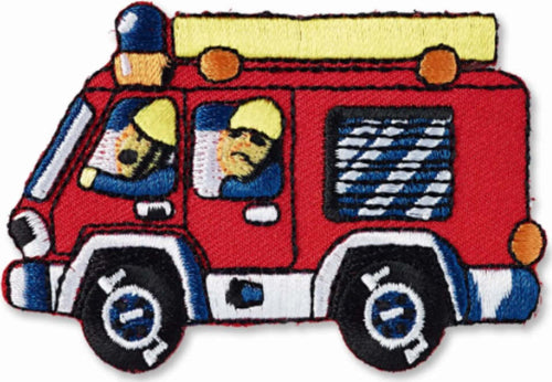 PRYM---ETICHETTA-RICAMATA-CAMION-DEI-POMPIERI