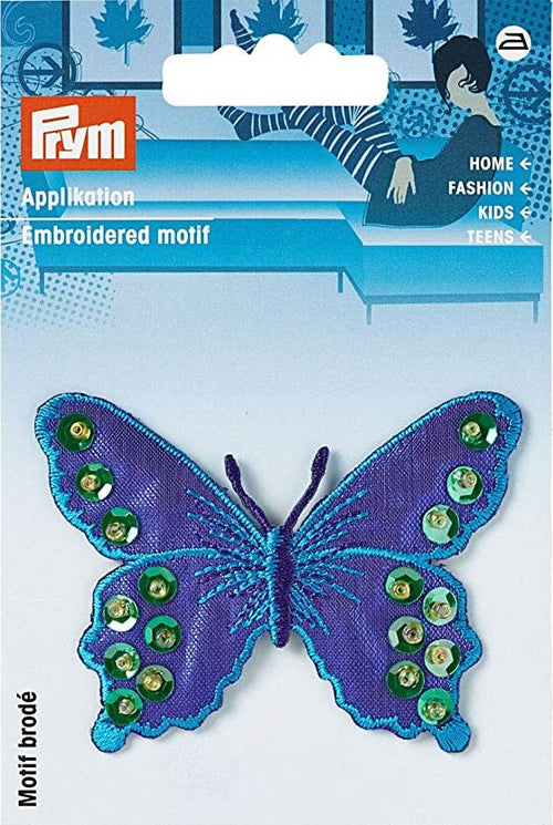 PRYM---ETICHETTA-RICAMATA-FORMA-FARFALLA-COLORATA---APPLICAZIONE-TERMOADESIVA